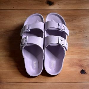 Lavender sandals